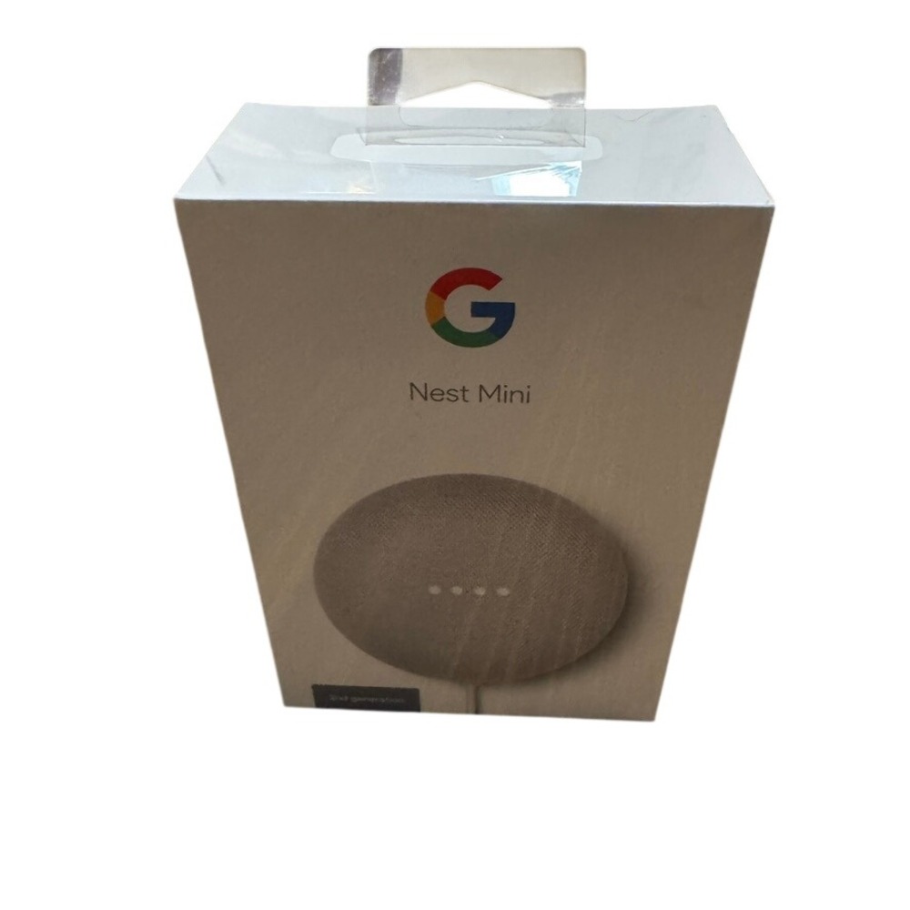 NIB Google Nest Mini (2nd Generation) Smart Speaker Chalk Sealed